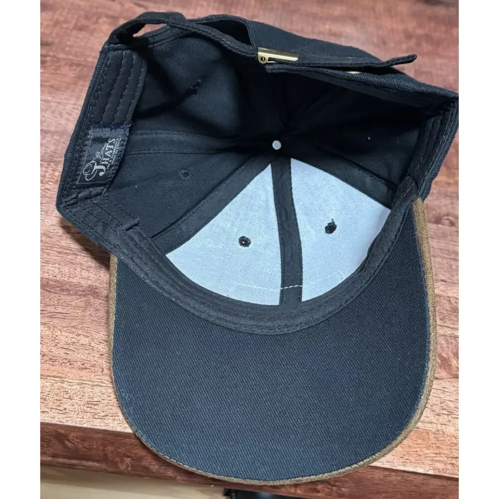 Vintage Kings Island Patch Black Hat/Cap